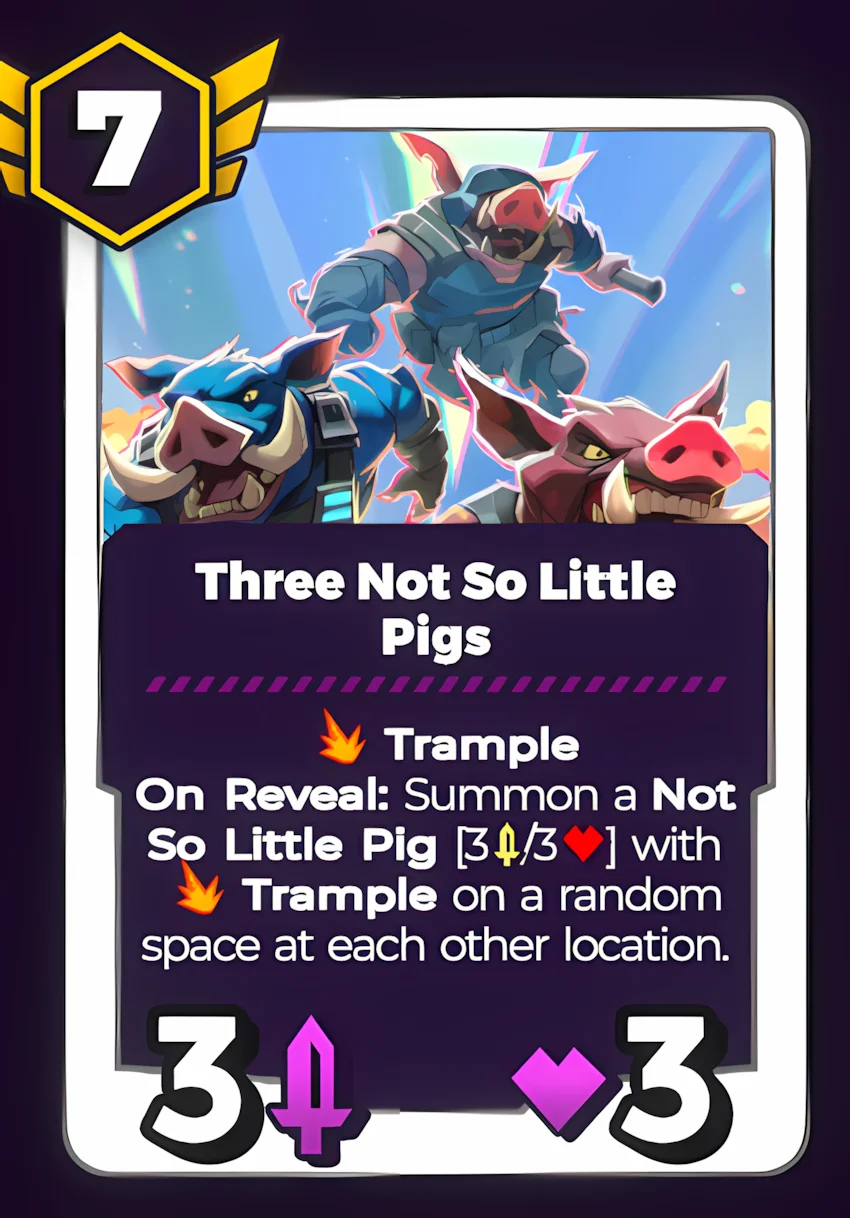 Three Not So Little Pigs