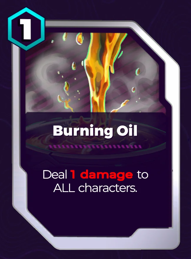 Burning Oil